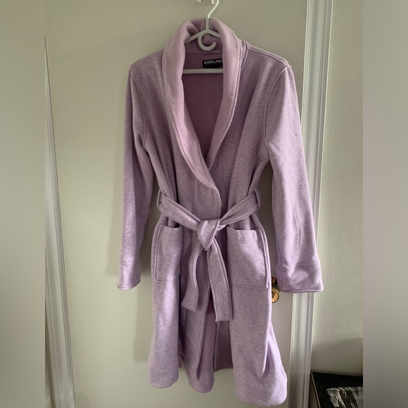 Kirkland Ladies Fleece Lined Robe - Picture 2 of 4